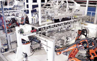 汽車生產(chǎn)中的齒型鏈 | 沖壓車