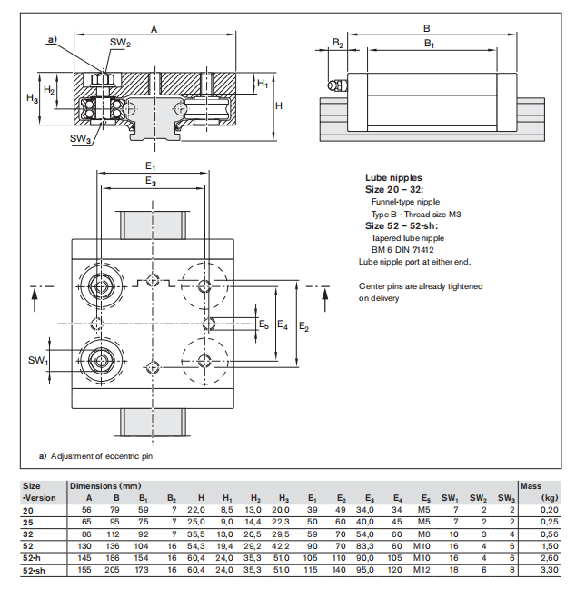  R190215200 力士樂滾輪滑塊結(jié)構(gòu)圖